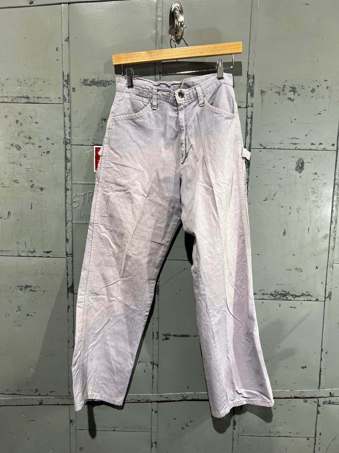 パンツ 60s 70s W.C DEECEE painter pants 28” 70s Deecee Straight Painter Pants Overdyed Lavender
