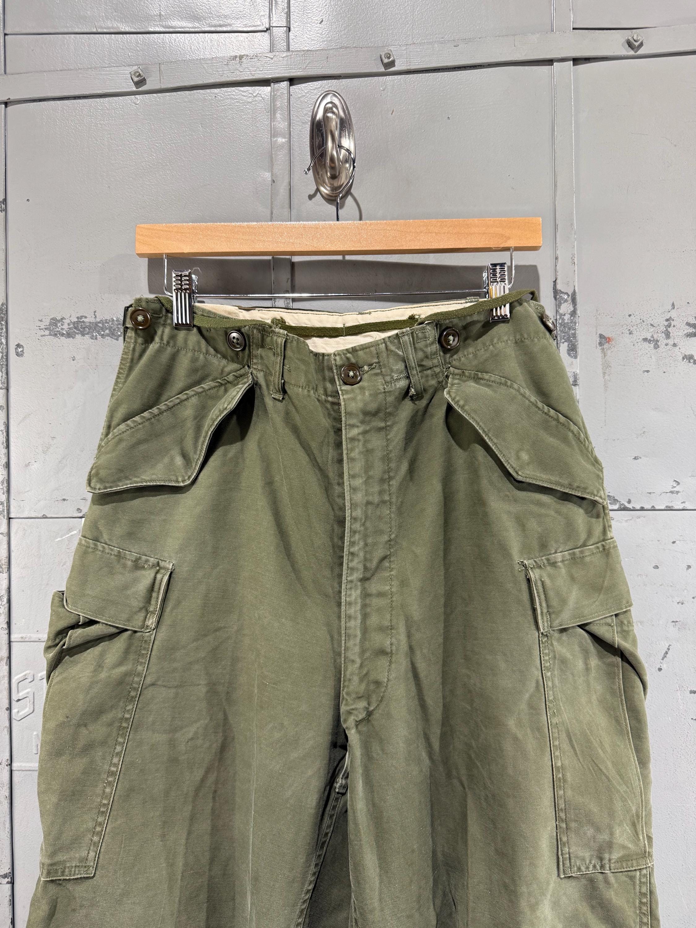 50‘s US ARMY M51 field cargo pants VTG Old US M51 Arctic Field Trousers Cold Weather OG107 M