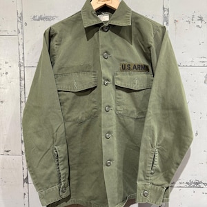 70&#39;s OG-507 Fatigue Button Up Shirt- Vietnam War(Army Green)