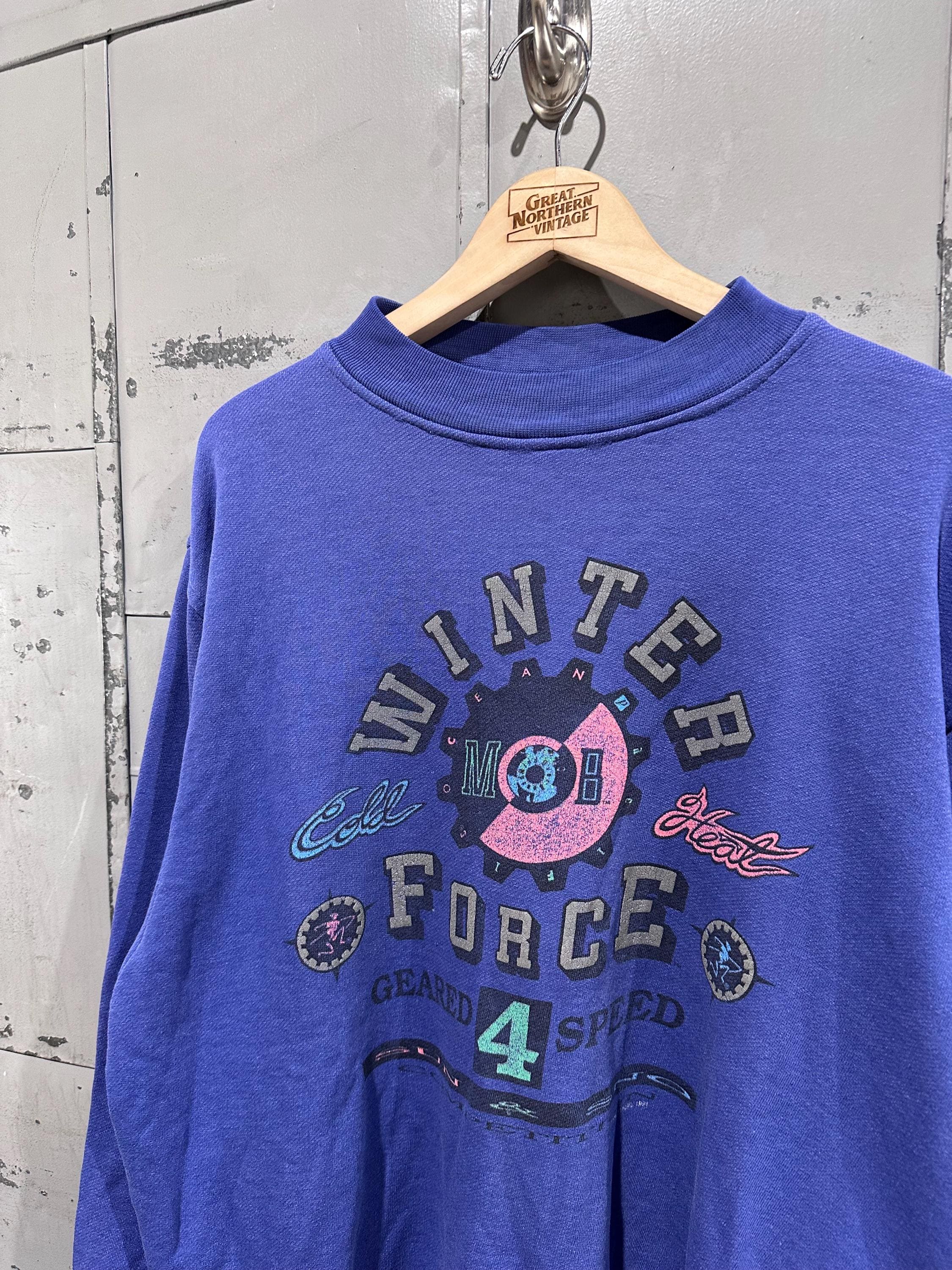 Vintage 90s Ocean Pacific Winter Force Purple Classic Americana