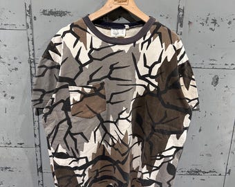 Vintage Predator Camo Jacket 1990s Realtree Predator Camo Zip