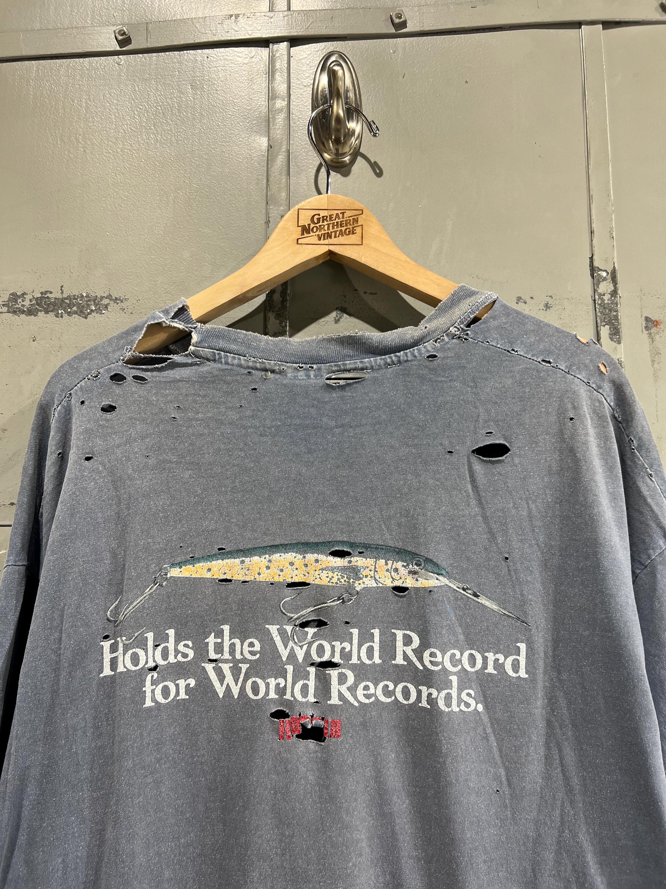 XL 90年代 ラパラ フィッシングルアー Tシャツ 1990年代 ブルー