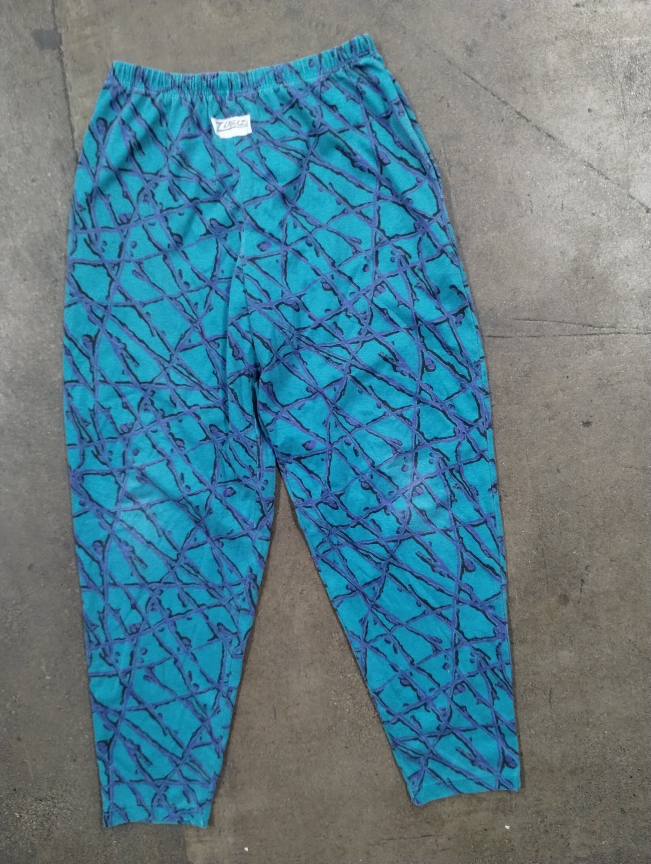 VINTAGE 1980'S MIAMI HURRICANES ZUBAZ PANTS XL - NWT!