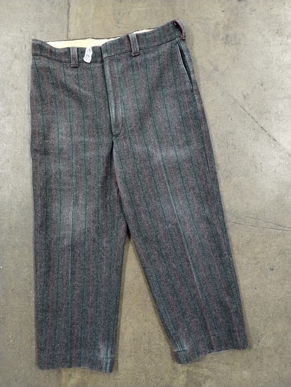 39x28  60s Bemedji Woolen Mills Wool Hunting Pant… - image 1