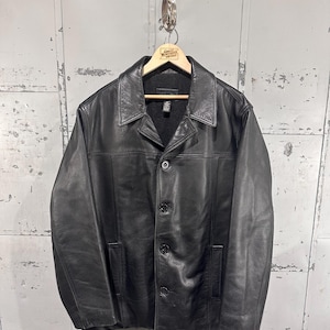 Vintage J Crew Leather Jacket - Etsy