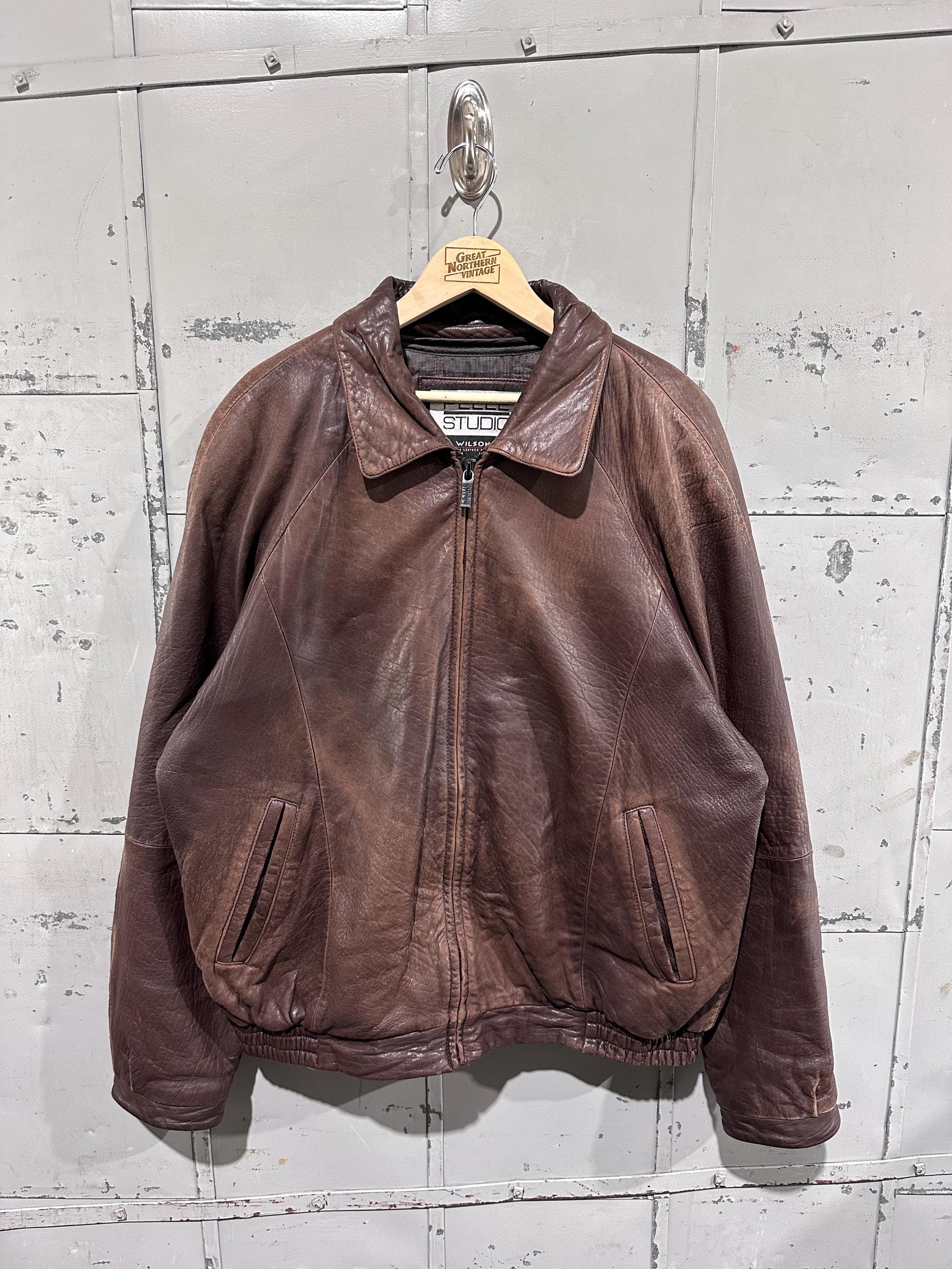 あ*お様 90s pelle pelle leather bomber jack Vintage: Pelle Pelle Leather Jacket - Marc Buchanan Hip Hop