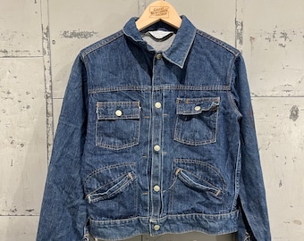 Tellason Selvedge Denim Jacket, Made USA, Fabric Made in Tellason Selvedge Denim Jacket, Made USA, Fabric Made in