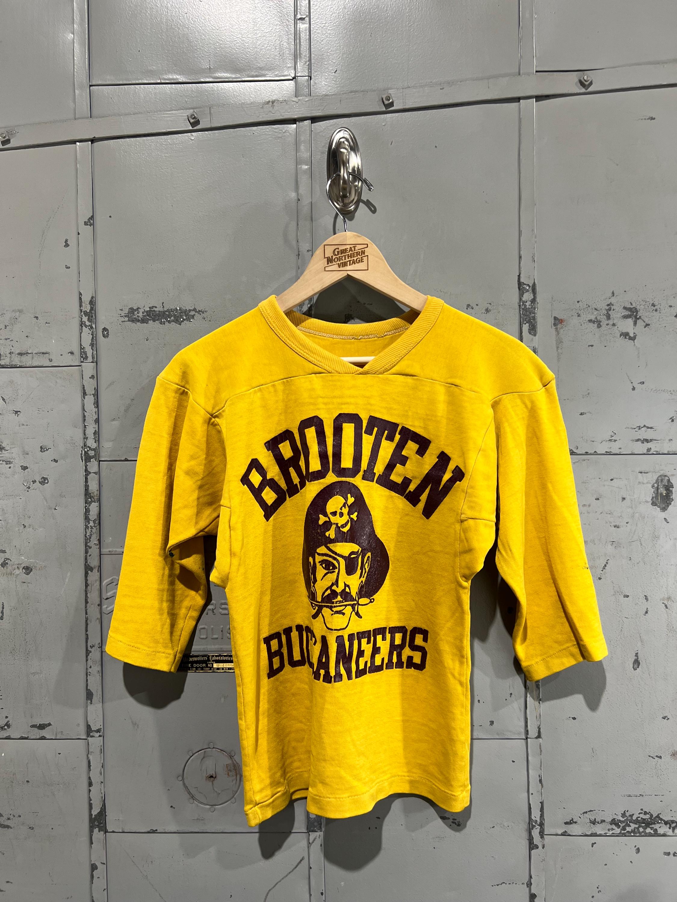Vintage 1970s Cotton Football Jersey Brooten Buccaneers