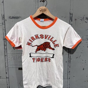 True Vintage 70s 100% Cotton Champion Brand Kirksville Tigers