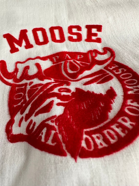 XL 60s Champion Jacket Loyal Order Of Moose Littl… - image 4