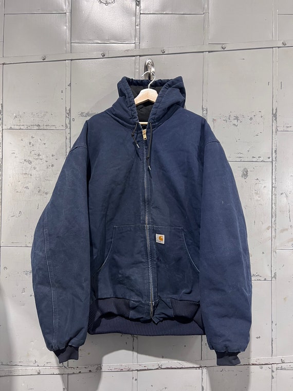 Size XXL tall Vintage workwear jacket navy Carhar… - image 1