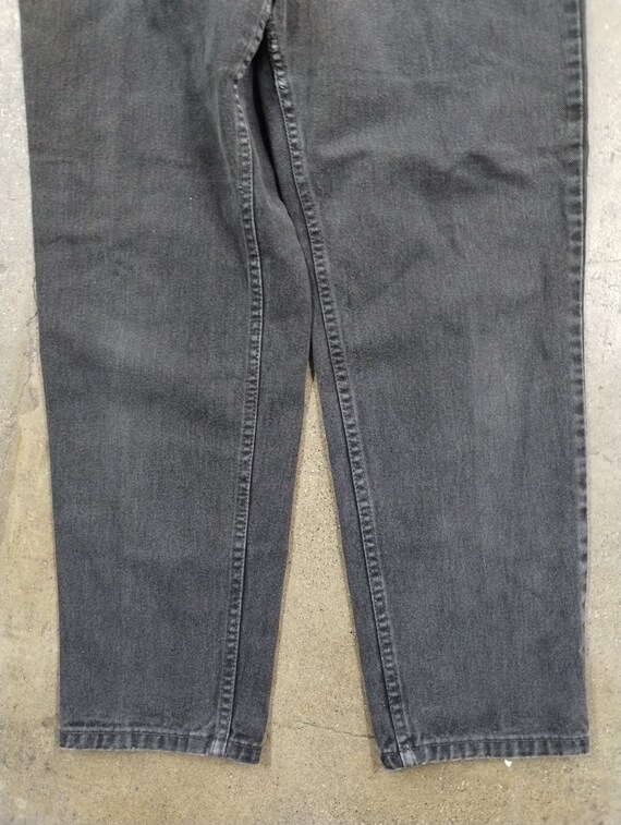31x29 90s Levi's Black 550 Jeans Tapered Pants 19… - image 2