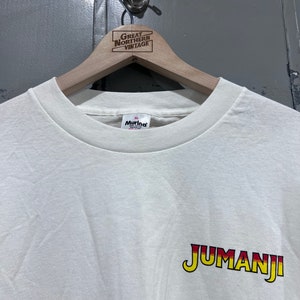 90s, Size XL  Jumanji long sleeve movie promo graphic t shirt