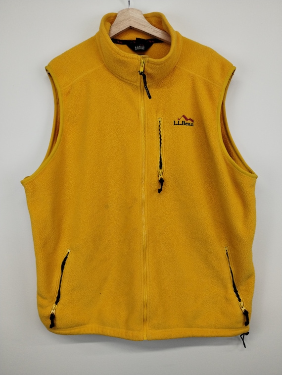 XL 90s LL Bean Fleece Vest Jacket Shacket Outdoors