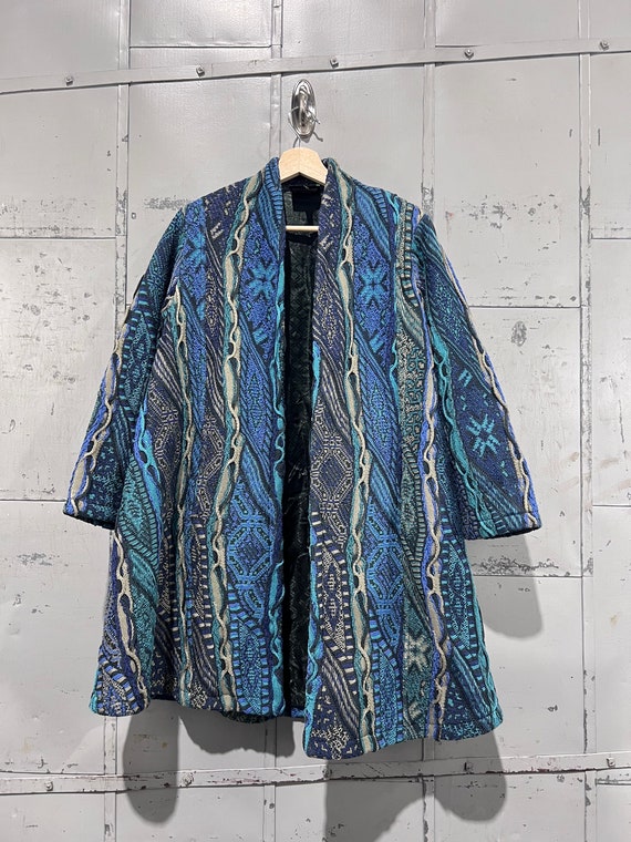 Coogi Swagger Multi Coloured Coat blue large