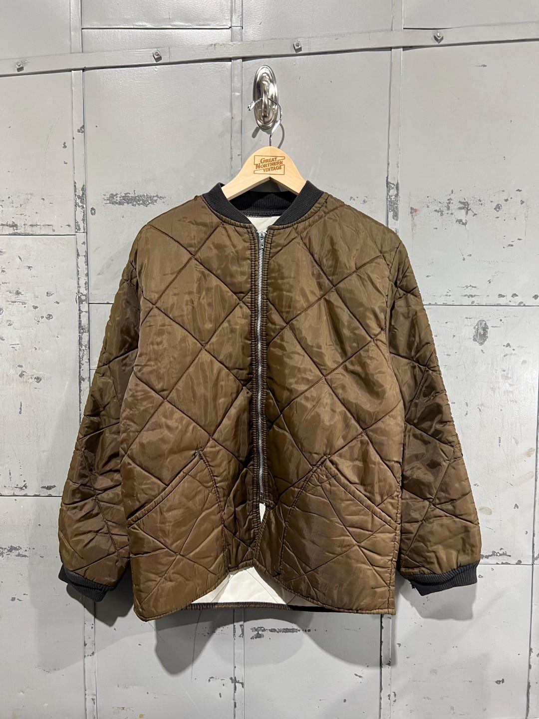 Hellrazor WEVE QUILTED JACKET カーキ