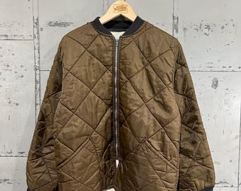 Hellrazor WEVE QUILTED JACKET カーキ Relwen Quilted Insulated Tanker Jacket - Stone | Quilted