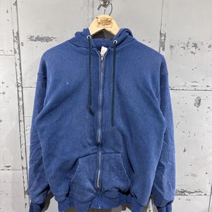 Faded Navy Hoodie - Etsy