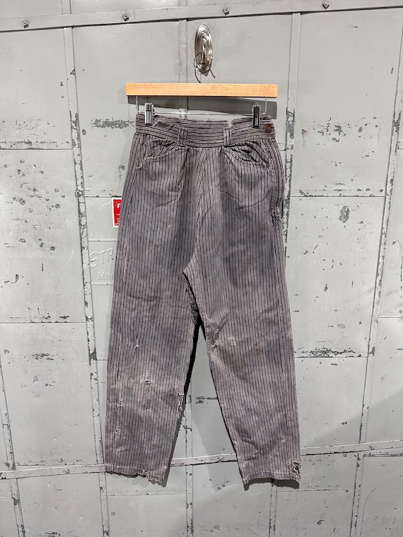dress pants with lines on the side CLANE / CLANE / HIGH WAIST SIDE LINE PANTS