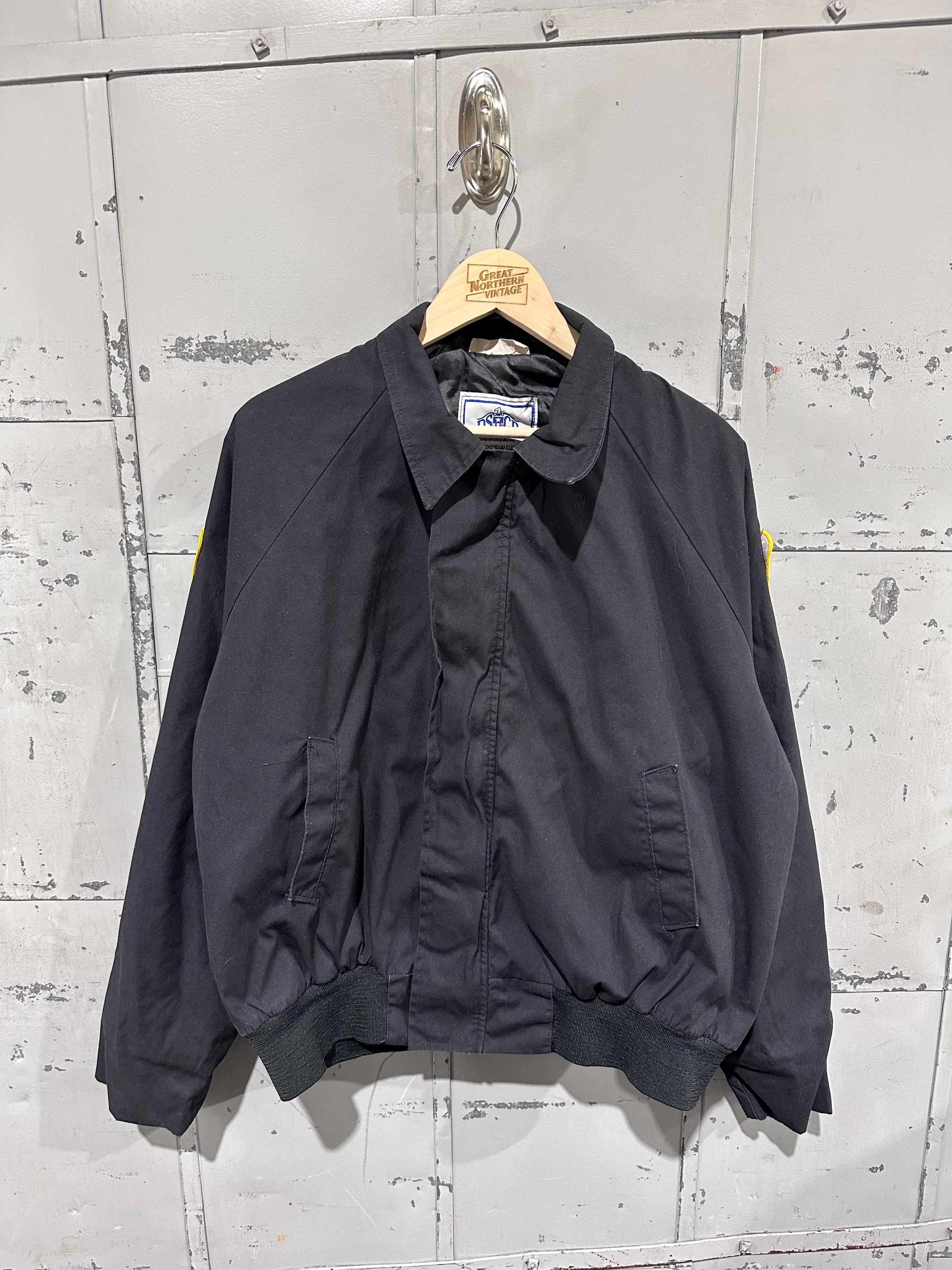 Vintage 80s Navy Cotton Blend Military Issue Uniform Deck Tanker 
