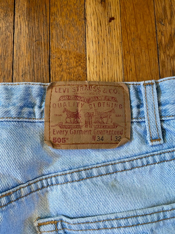 Levi’s 90’s 505 34x32 Distressed Jeans - image 4
