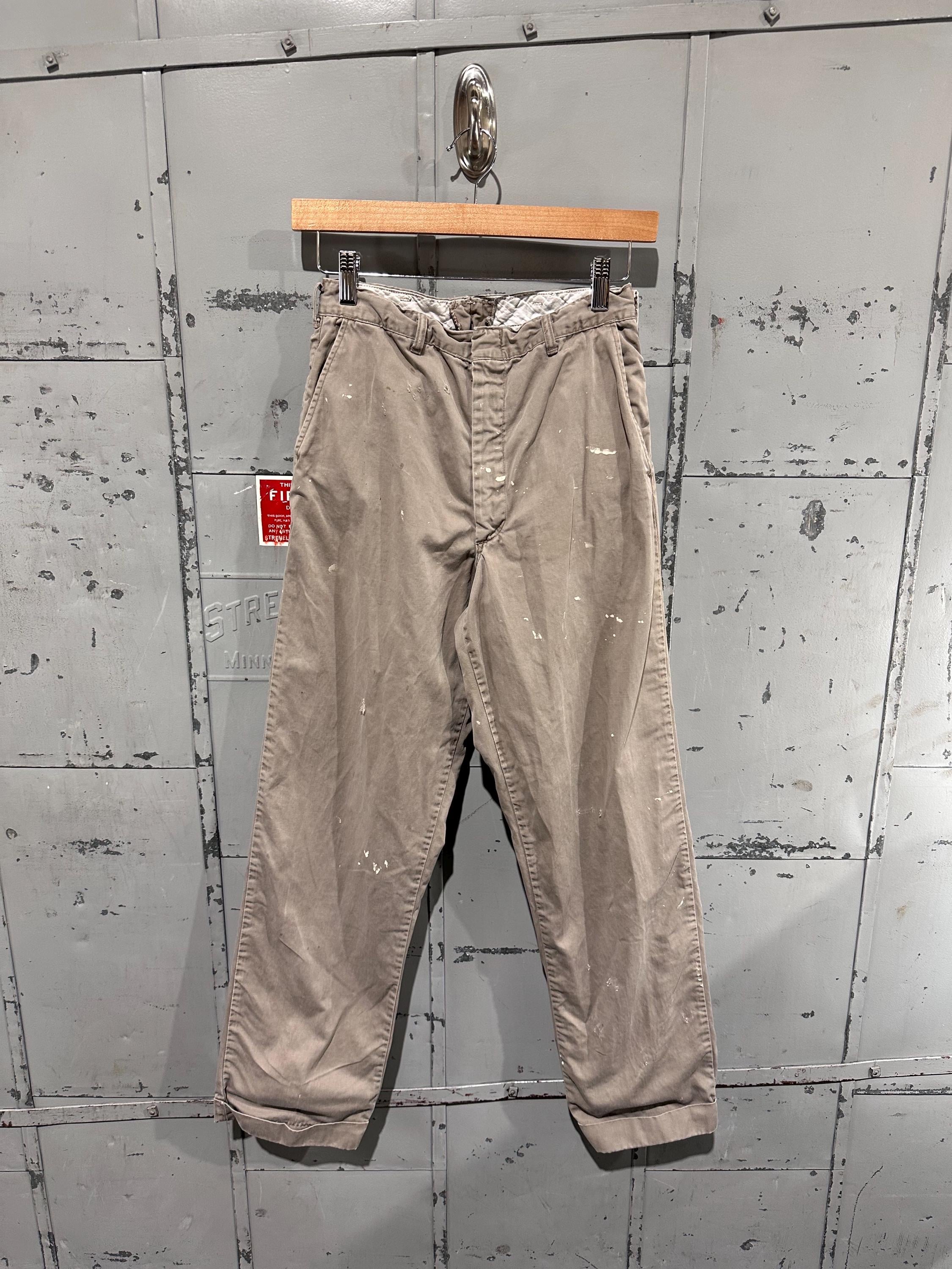 1950s Mens Chino Pants - Etsy