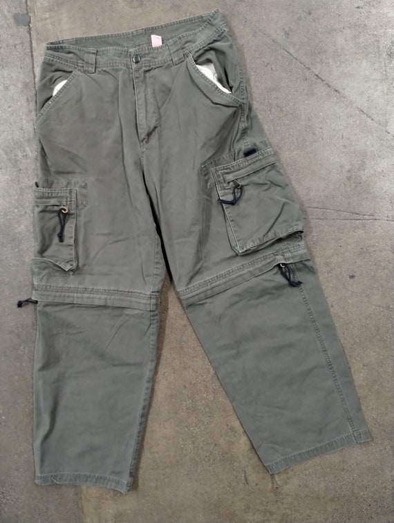 Zip up top cargo shorts