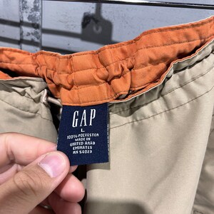 Large Y2K Poly Gap Cargo Track Pants Outdoors Hiking Gorp Granola