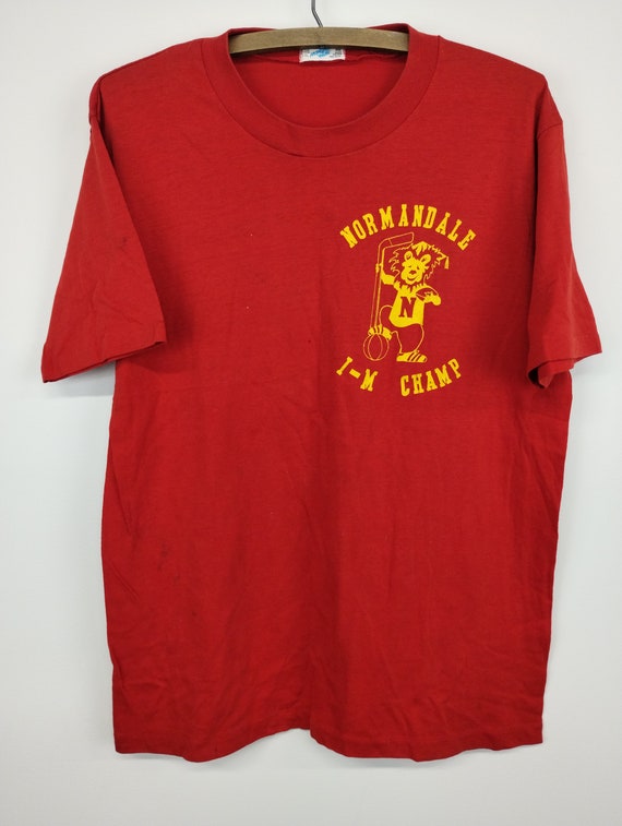 XL 70s Munsingwear Normandale Minnesota Hockey Cha