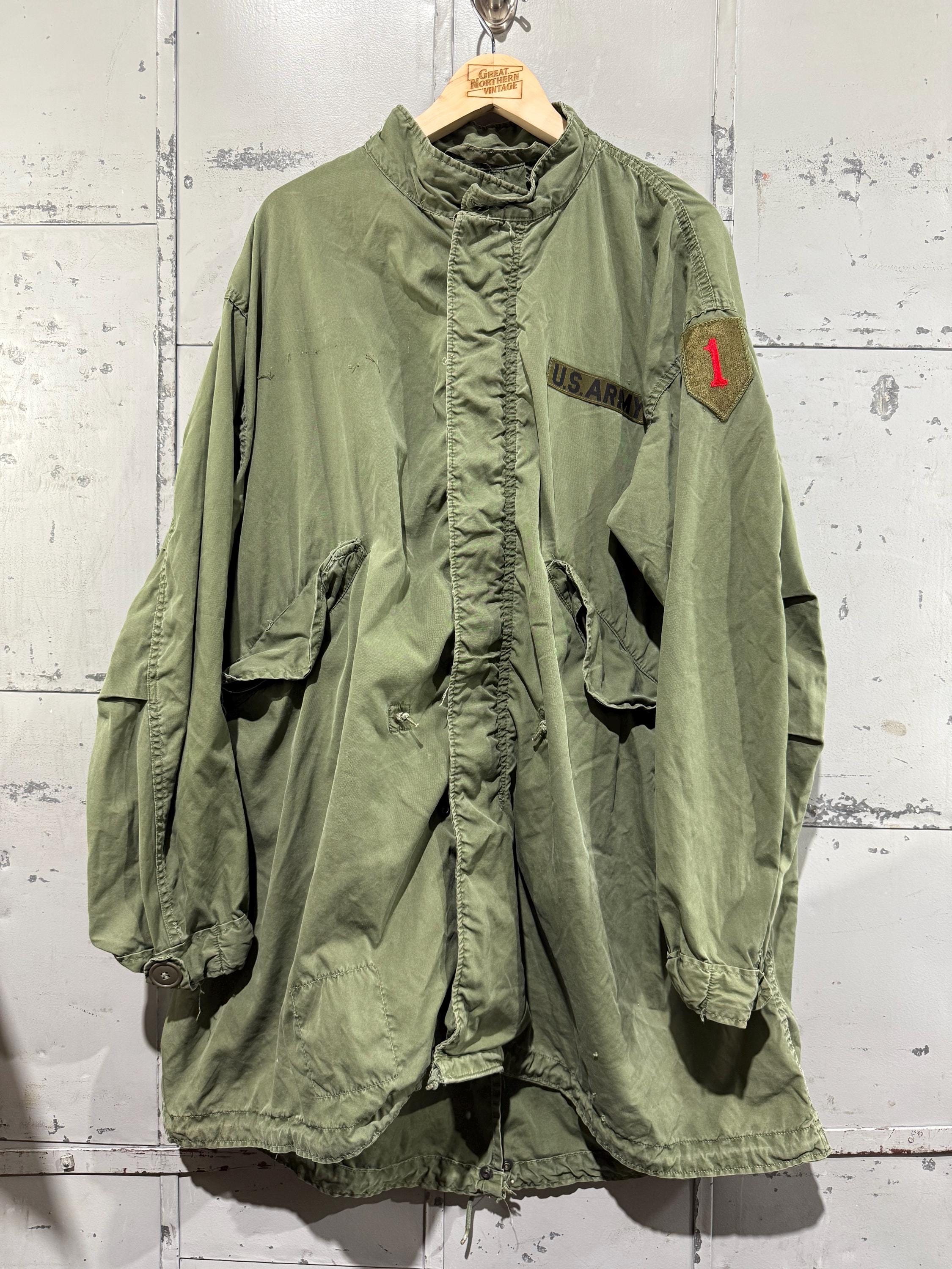 60s US Army M-65 Extreme Cold Weather Fishtail Parka Jacket