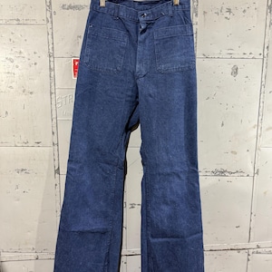 1950's Sailor High Waisted Denim Pants 29” - Etsy