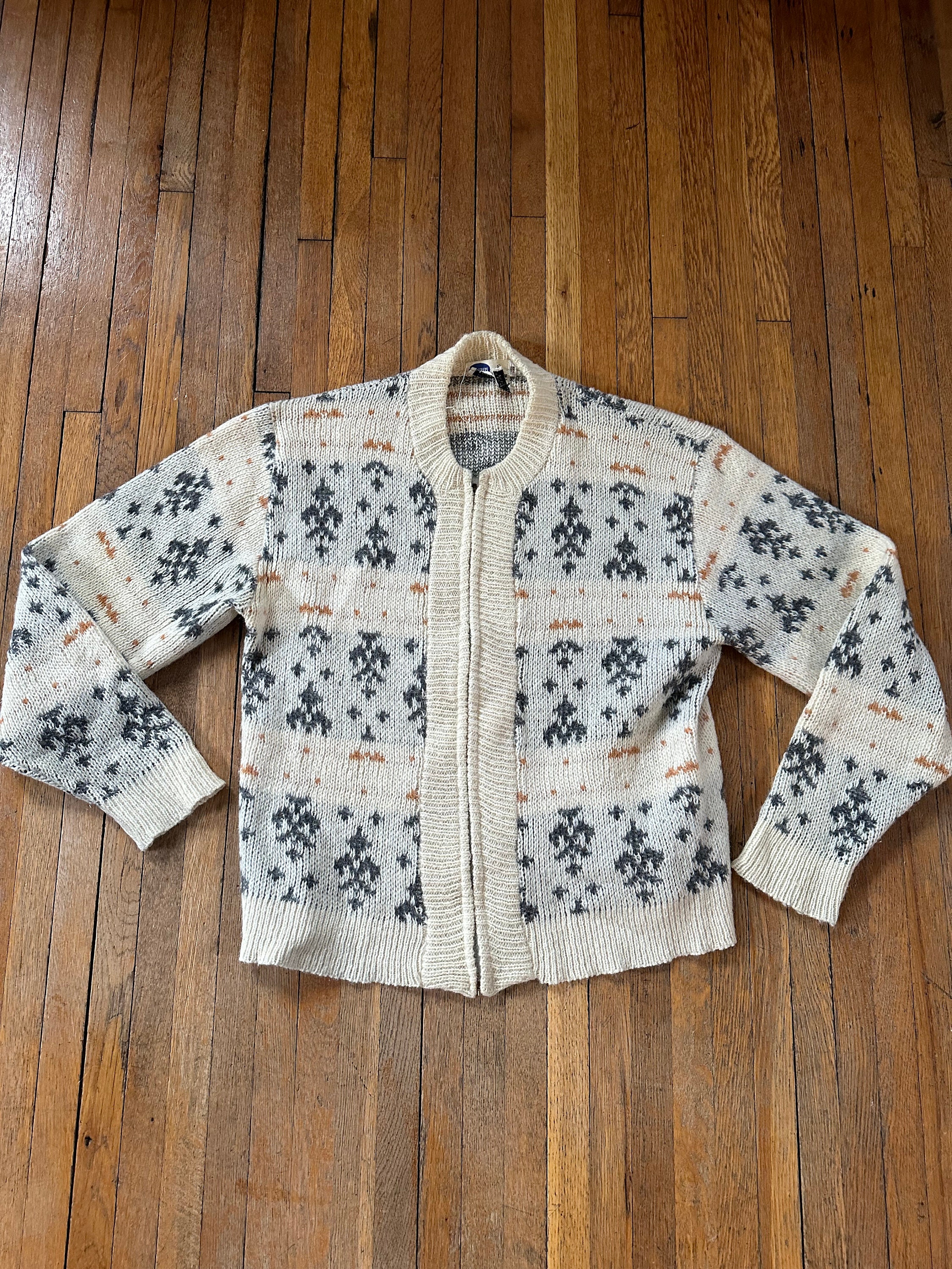 超安い 40s-50s vintage pilgrim sweater. LUKSUSOWA Icelandic wool 