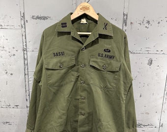 Vintage Original 70s OG-507 Fatigue Baker Army Pants Green