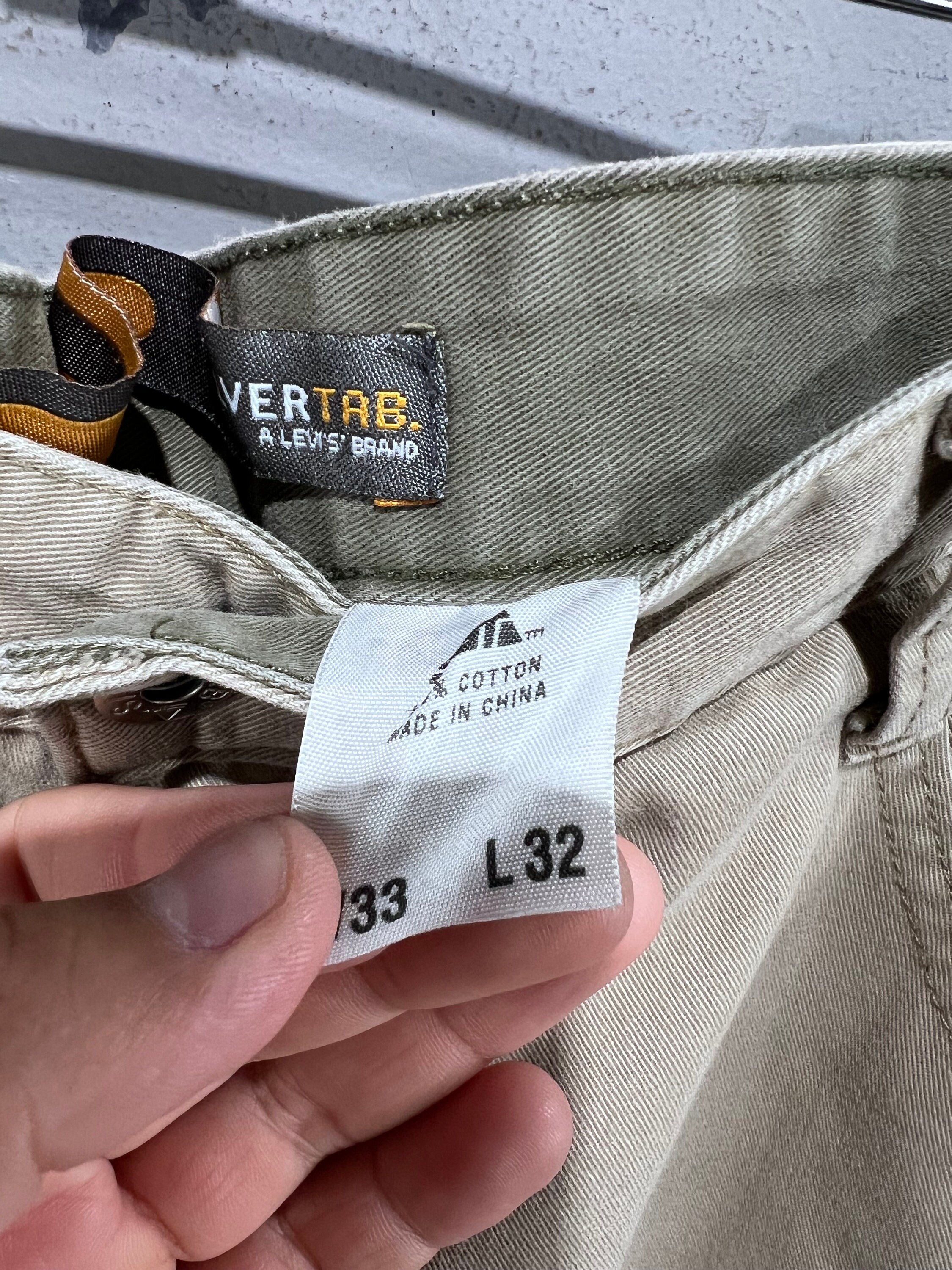 Vintage 2000s Levis Silvertab Pants Multiple Pocket Y2K Aesthetic