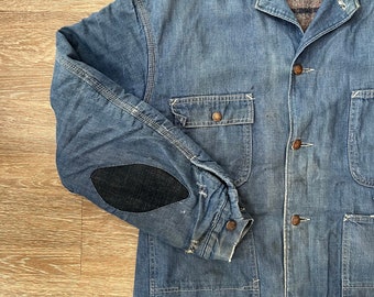 60's Union Made Power House Blanket Lined Denim Chore Jacket