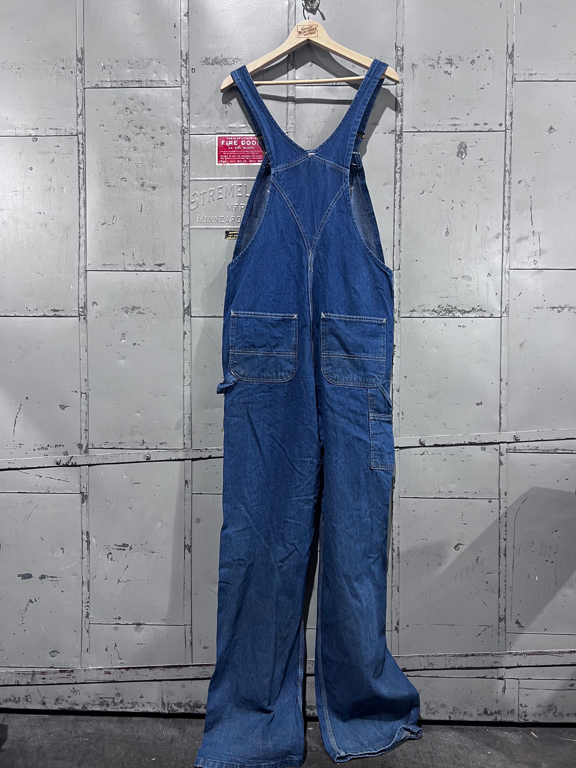 CARHARTT オーバーオール　34/34 90s Carhartt Blue Denim Bib Overalls 34 X 34 - Etsy