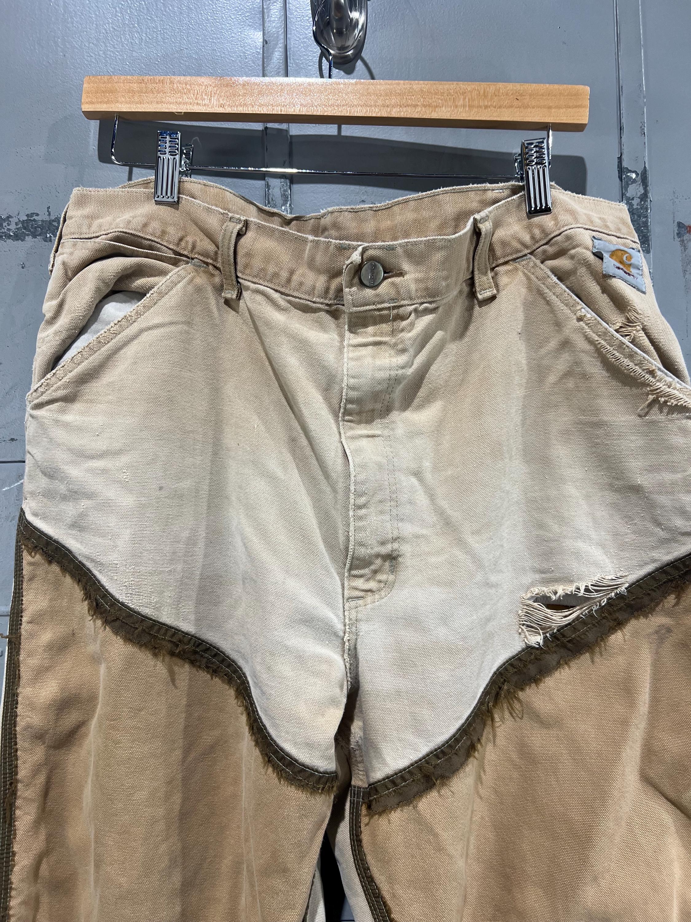 36x32 80s Carhartt Double Knee Worn in Duck Canvas Pants 36x32 80s Carhartt Double Knee Worn in Duck Canvas Pants