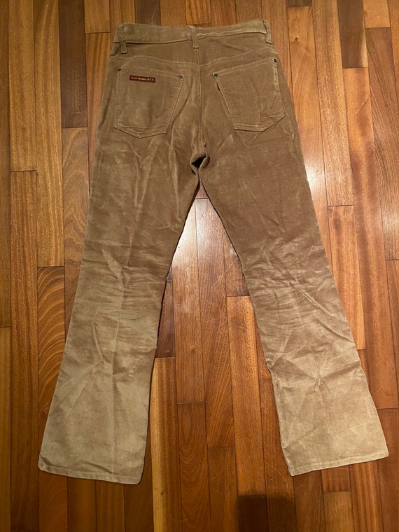 70’s Levi’s moleskin boot cut pants 517 Gem
