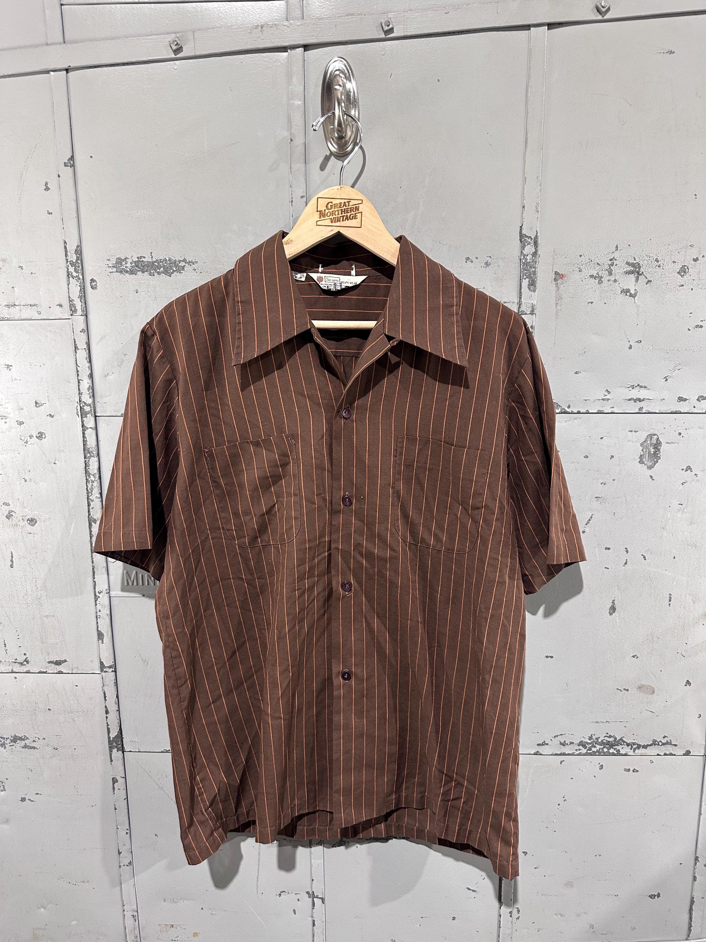 Mens Sears Loop Collar Shirt - Etsy