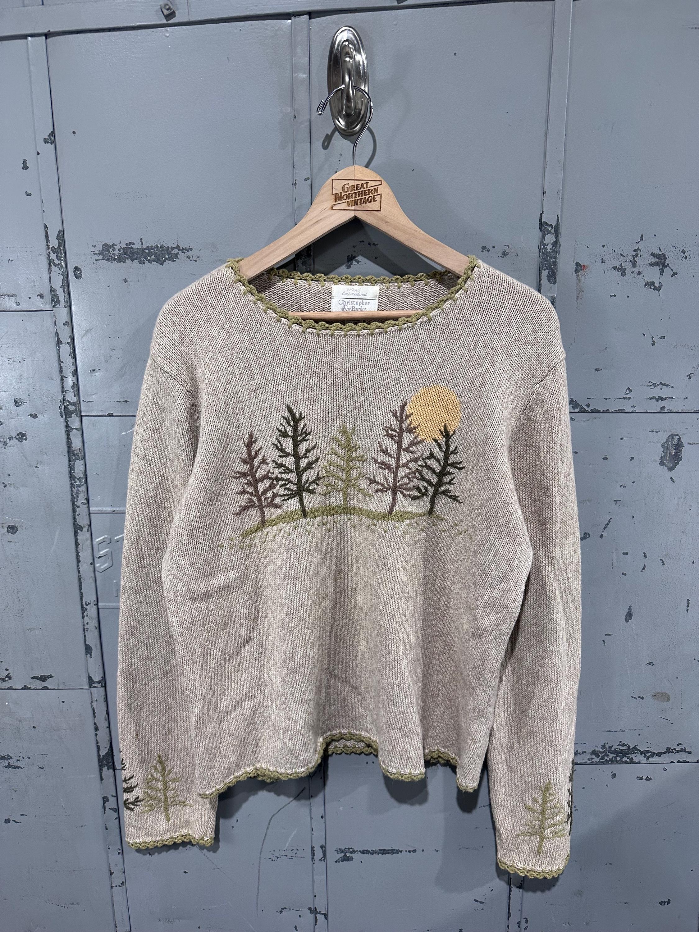 90年代ヴィンテージ クリストファー＆バンクス コテージコア 刺繍 