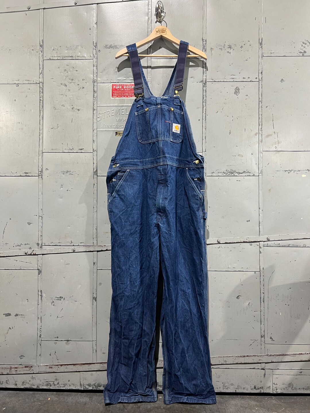 Carhartt オーバーオール　　44×32 Carhartt カーハート オーバーオール ブラウン 44 × 32