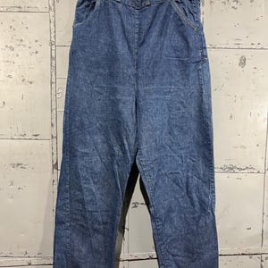 Ditto Vintage 60s Women's Denim Fitted Shirt S