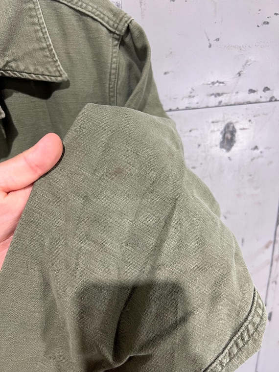 Medium 70s US Army OG-107 Cotton Coveralls Suit 1st Pattern Paint