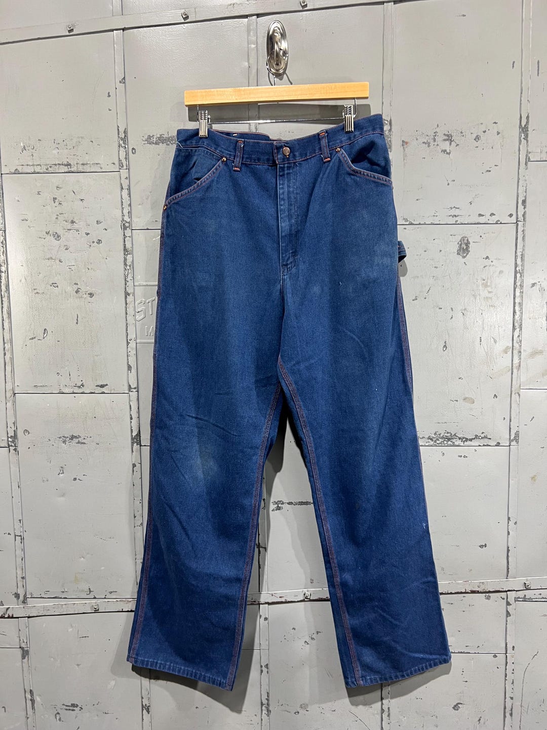 34” 70s Faded Workwear Denim Carpenter Jeans Big Mac JC Penney's