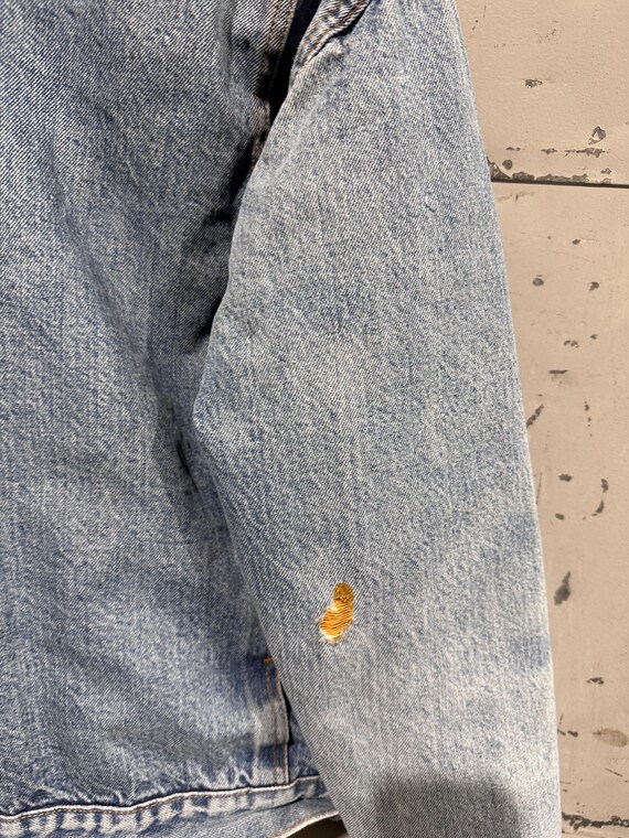 True Vintage 70s Big Smith Distressed Cropped Quilted Lined