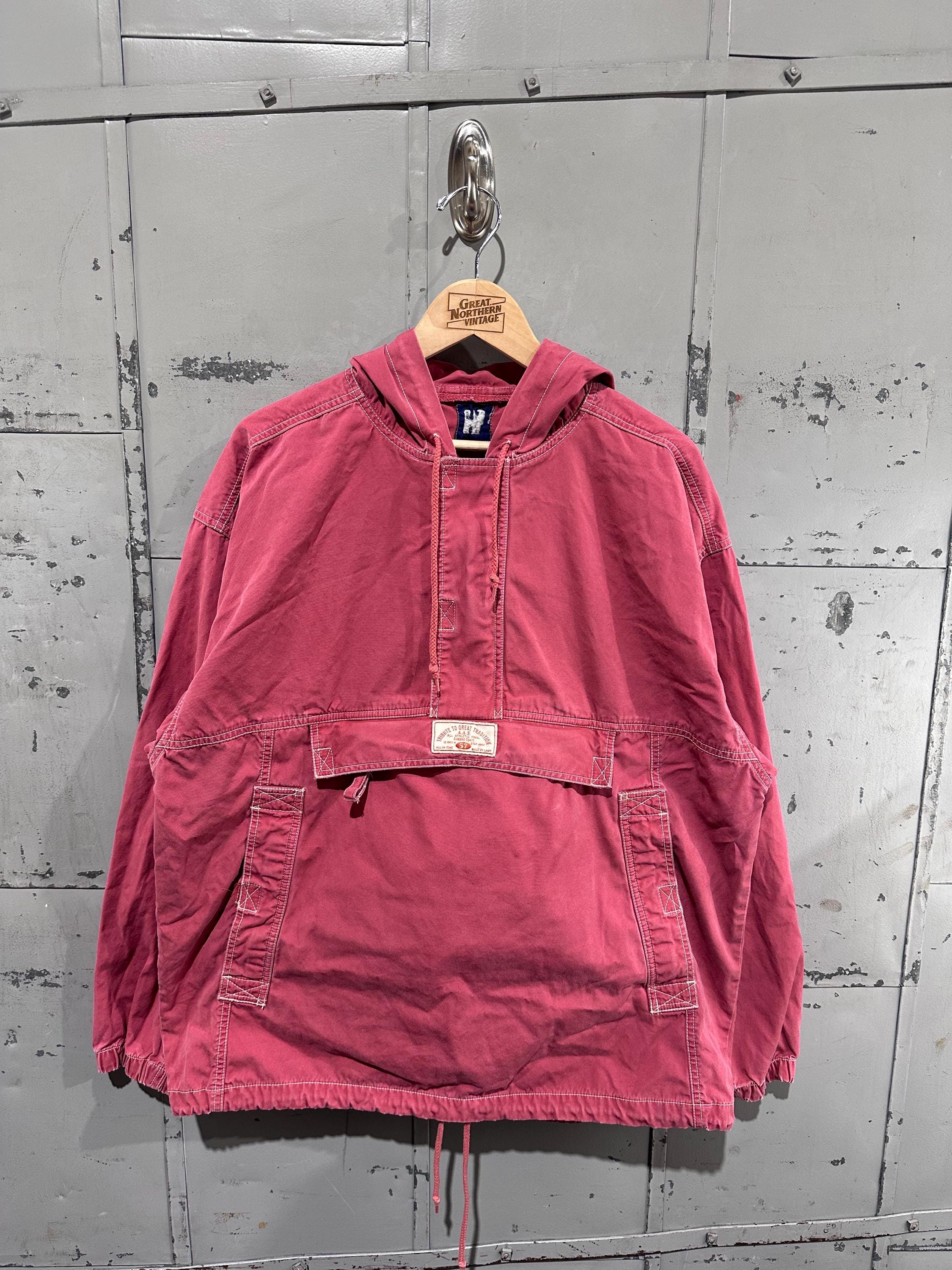 Vintage 90s Gap Salmon Pink Contrast Stitching Military Style