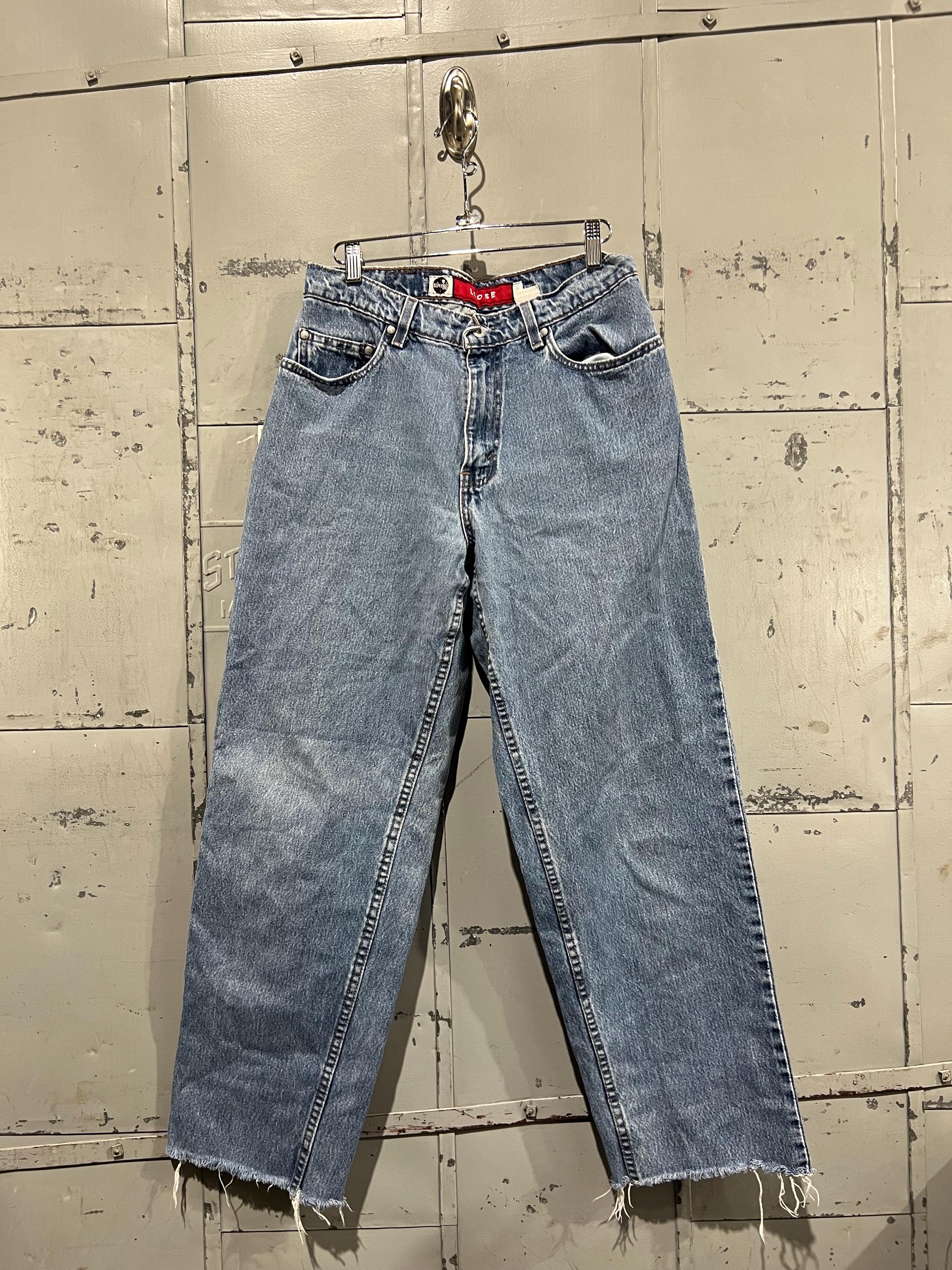 90s 30x34 Distressed Denim Levi's Silver Tab Baggy Loose Denim