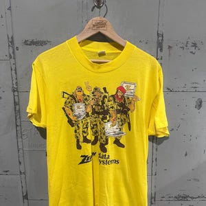 Vintage 80s Zenith Data Systems Bright Yellow Military US Army