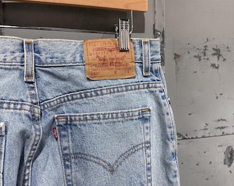 LEVI'S ENGINEERED JEANS W29 シンチバック Vintage Levi's Engineered Jeans Loose Single Pocket Buckle