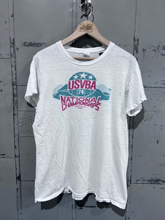 ビンテージレアUSA VOLLEYBALL CHAMPIONSHIPS T XL ビンテージUSA VOLLEYBALL CHAMPIONSHIPS T XL